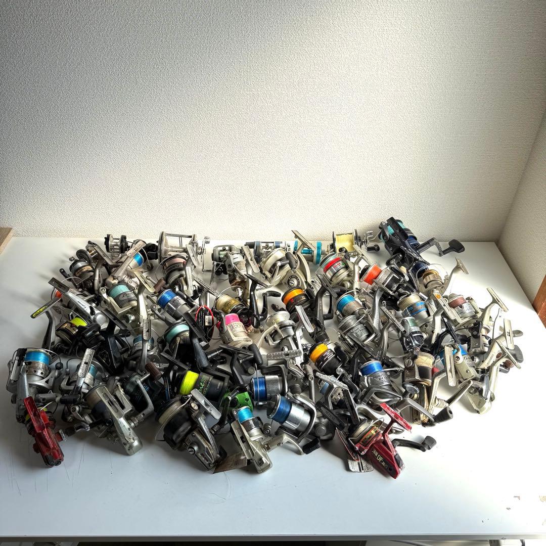 爱*闹様 リール ジャンク49個まとめ スピニング ベイト【NN0121-2】