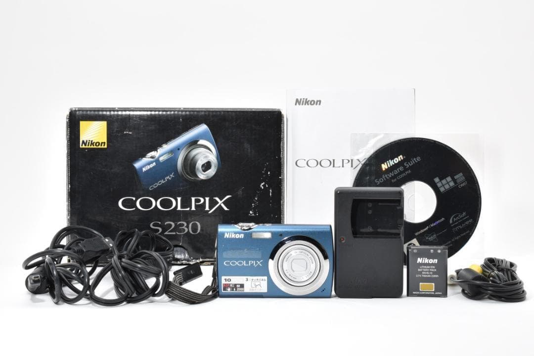 ニコン　Nikon COOLPIX S230 ブルー 《元箱付属・動作確認済み》