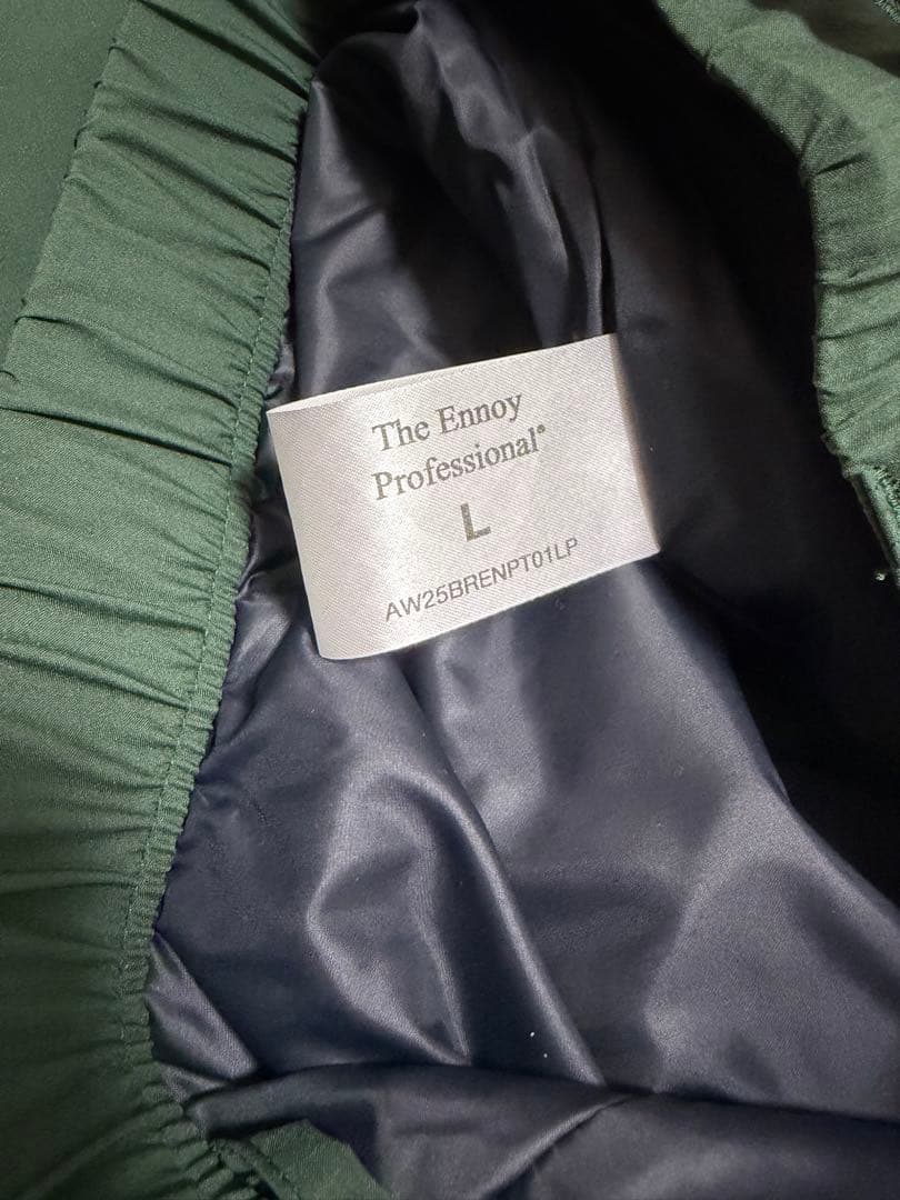 【期間限定値下げ】ENNOY PADDED NYLON SET UP GREEN