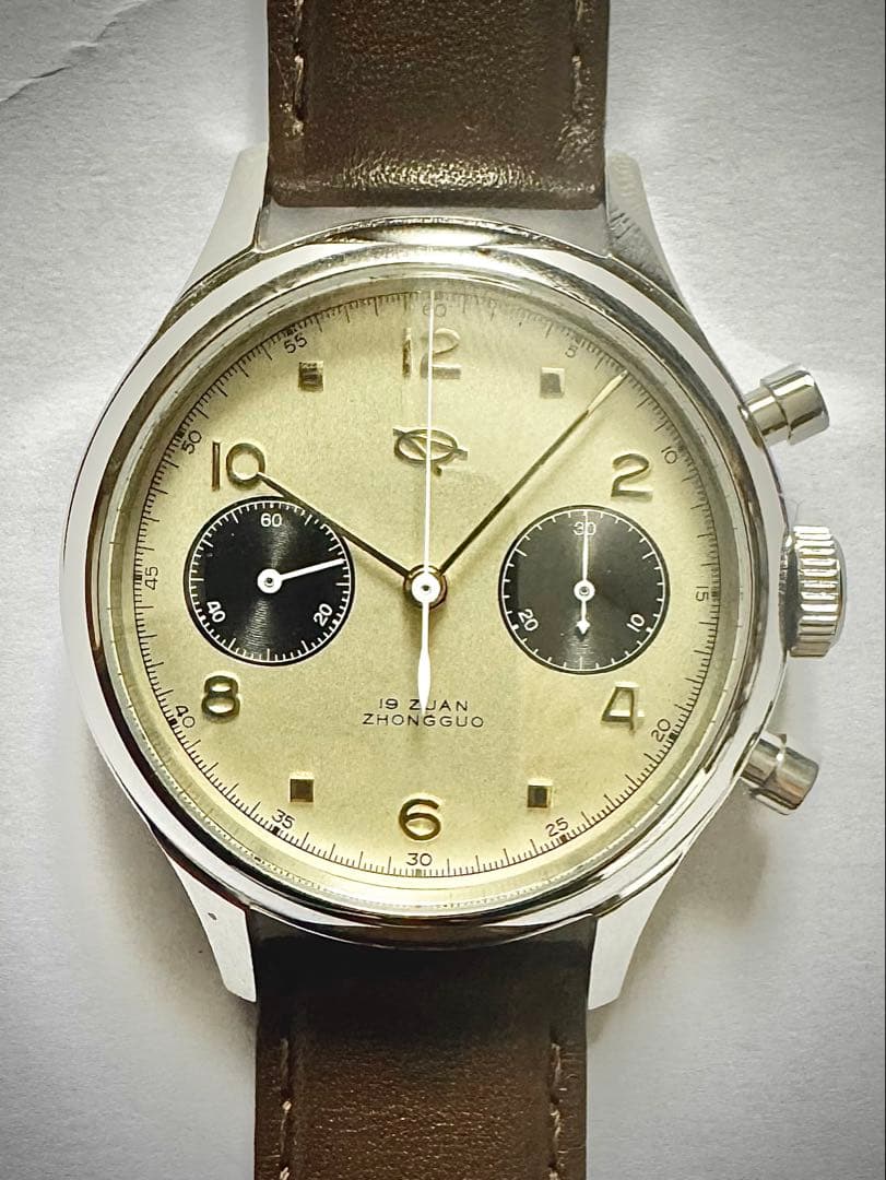 機械式クロノグラフ SEAKOSS 1963 38ミリ レトロ