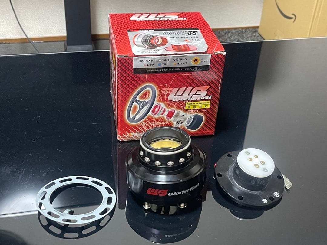 ワークスベル ラフィックス2 ステアリング脱着