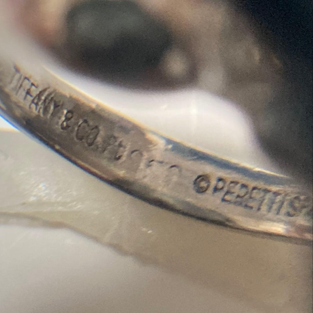 Tiffany ティファニー Pt950 ダイヤモンド ティアドロップ リング