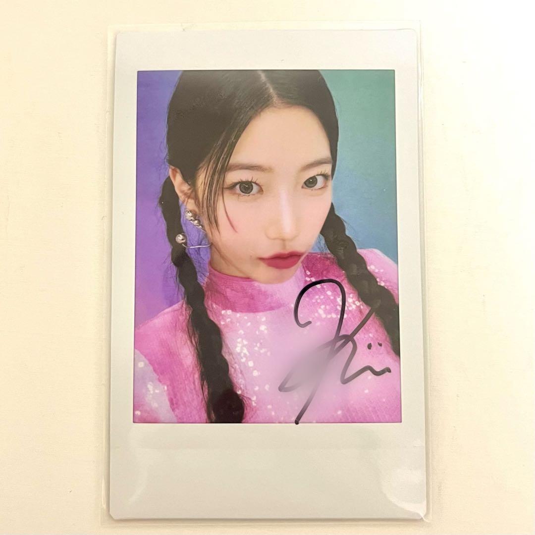LE SSERAFIM カズハ 直筆サイン インスタントフォトカード チェキ