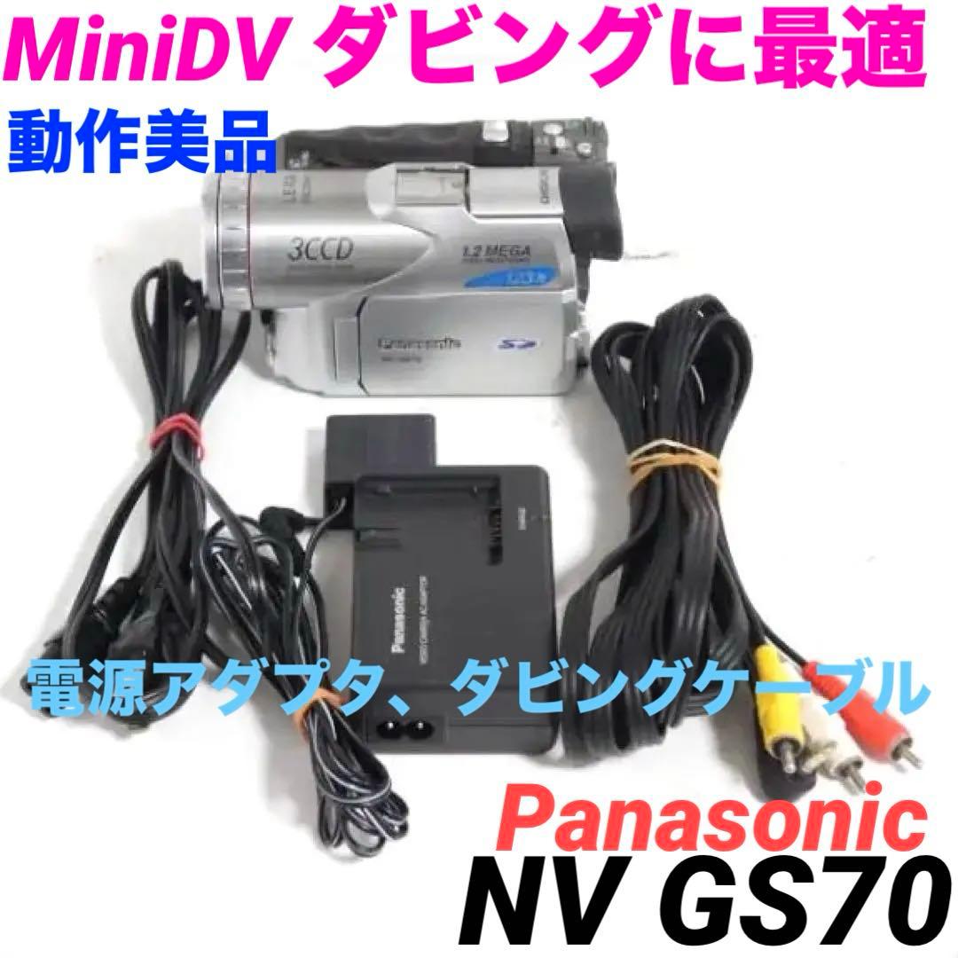 NV GS70【動作美品】 Panasonic MiniDVビデオカメラ 214