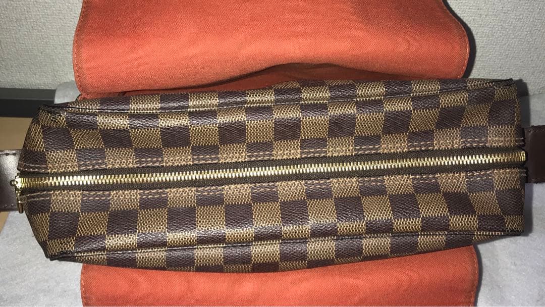 【希少品】LOUIS VUITTON ダミエ ブラウンショルダーバッグ フランス