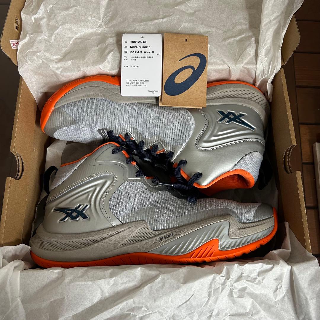 【渡邊雄太選手着用】ASICS アシックス ノヴァサージ3 28cm