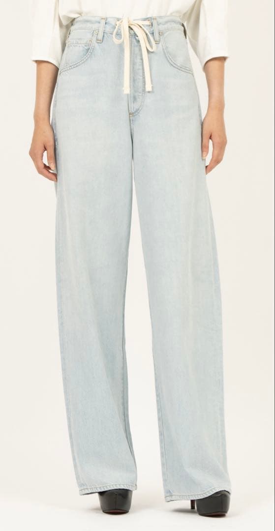 美品 CITIZENS OF HUMANITY ライトデニムイージーパンツ