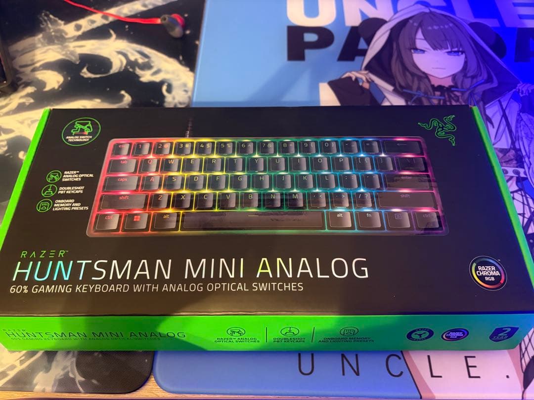 Razer Huntsman Mini Analog 60%ラピッドトリガー搭載