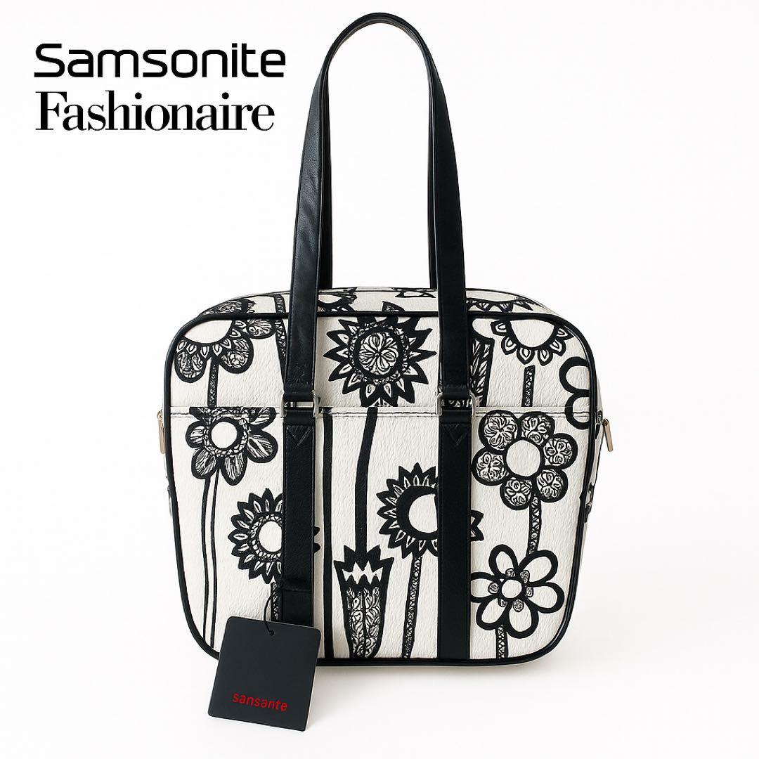 入手困難・希少✨サムソナイトブラックレーベル トラベルバッグ 旅行 花柄 復刻版