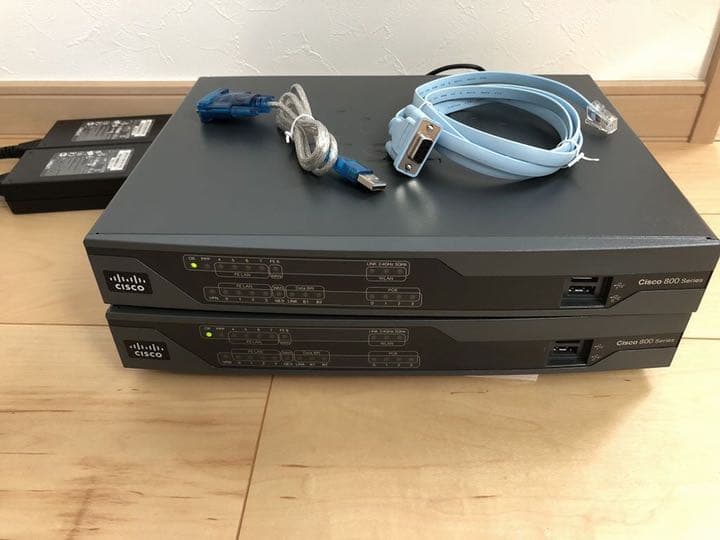 【CCNA、CCNP】ルータ2台セットCisco892J