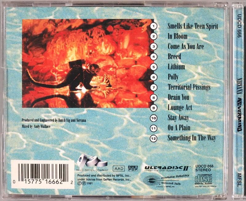 (GOLD CD) Nirvana 『Nevermind』 UDCD 666