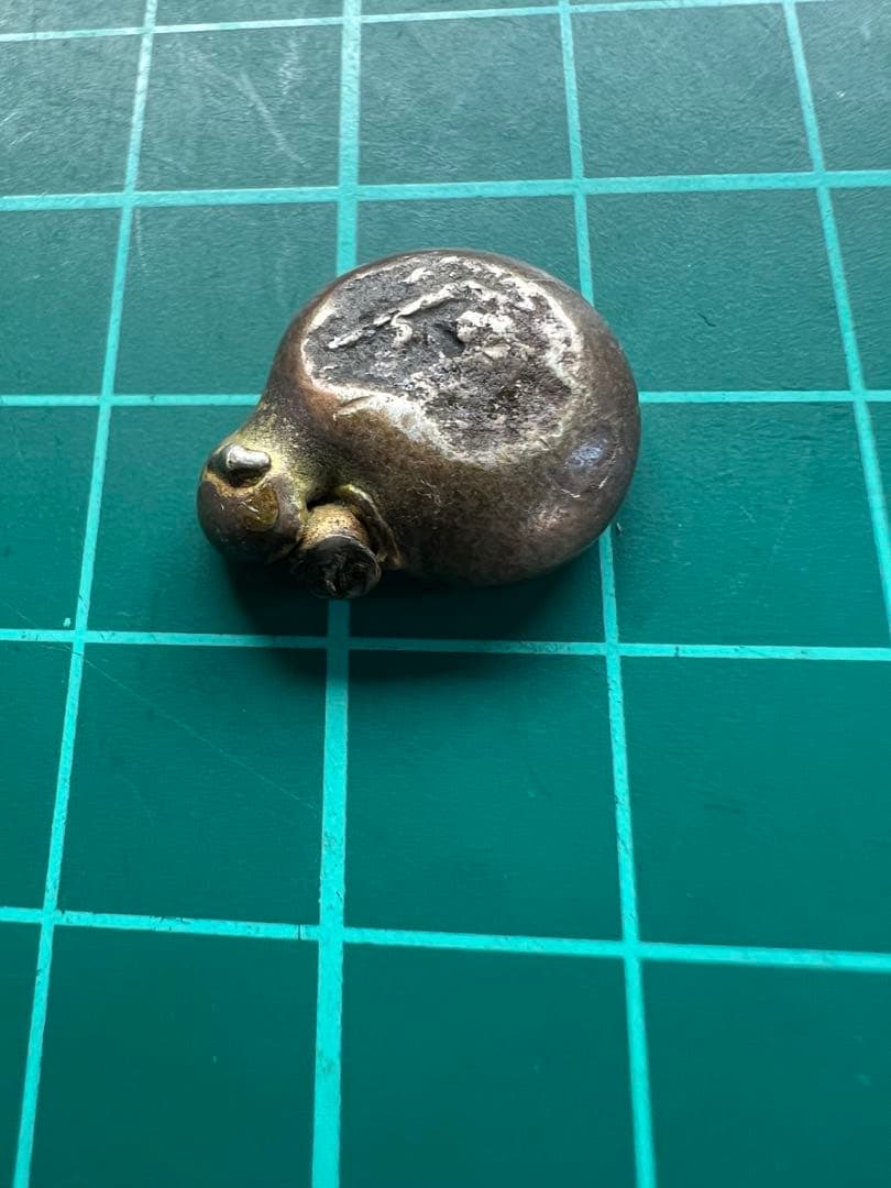 日本古金銀　元禄豆板銀子持ち2個