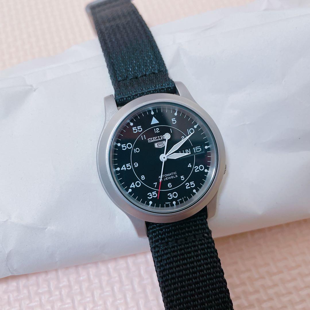 SEIKO 5 SNK809K2 自動巻 ミリタリー