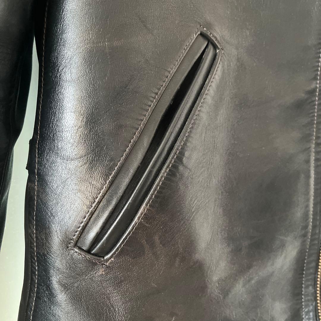 Y’2 LEATHER HVR-42 本革ライダース 40 Lサイズ