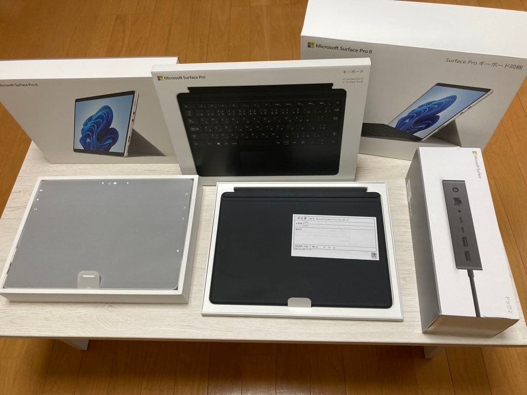 Surface Pro8キーボード同梱 Office2021H&B ドック2付き