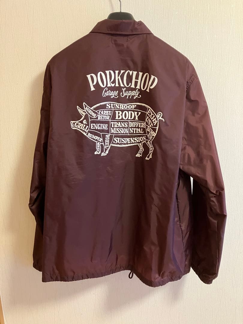 ト*ル様 PORKCHOP ポークチョップ ナイロン　コーチジャケット　Lサイズ