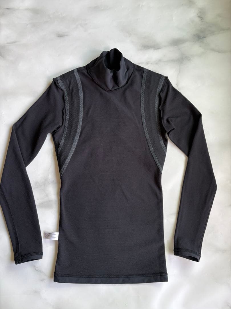 グラントイーワンズレディースパンプ ハイネック長袖光電子 S ブラック