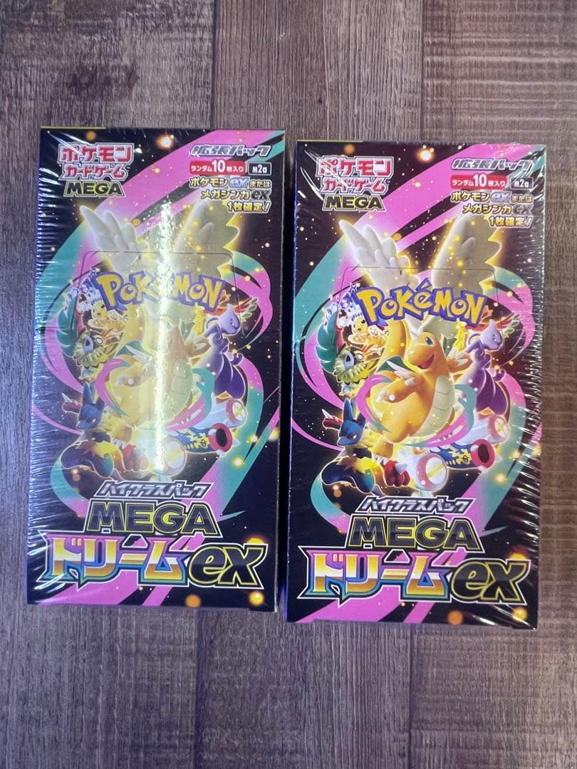 ポケモンカードゲーム MEGAドリームEX ボックス未開封シュリンク付き