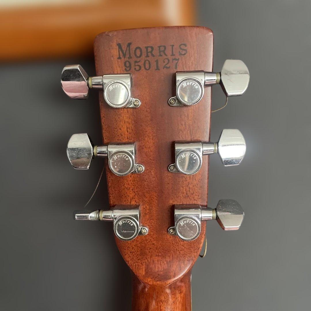 美品　螺鈿アコースティックギター モリスW-30 ハードケース付き
