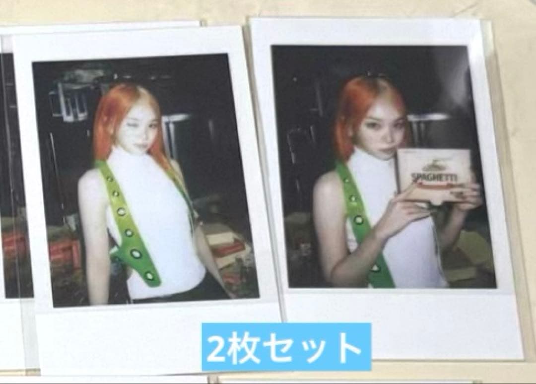 ルセラフィム チェウォン SPAGHETT ポップアップチェキトレカ 2枚セット