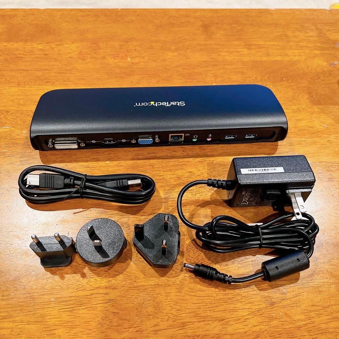 ⭐️ USB3.0接続ドッキングステーション HDMI/VGA GbEポート