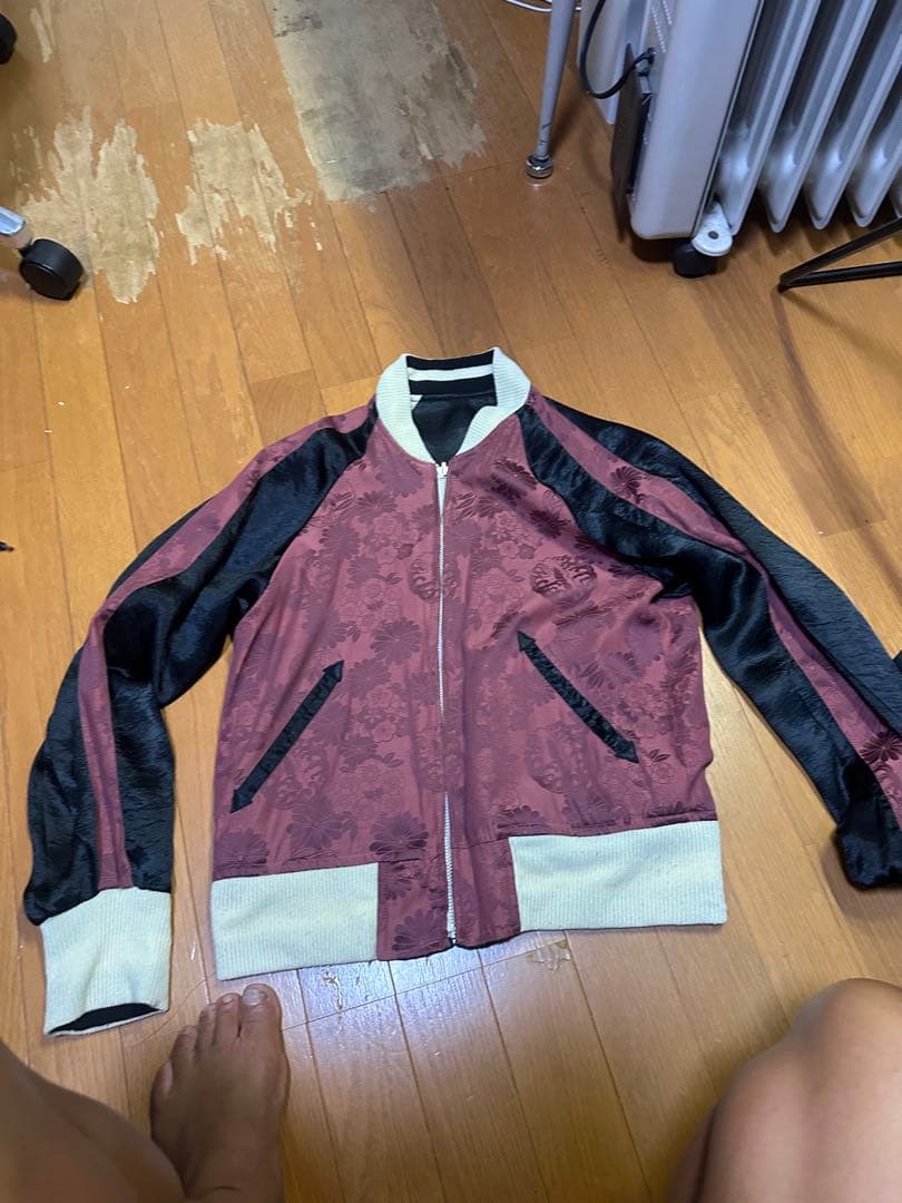 ドライボーンズ　スカジャン　リバーシブル