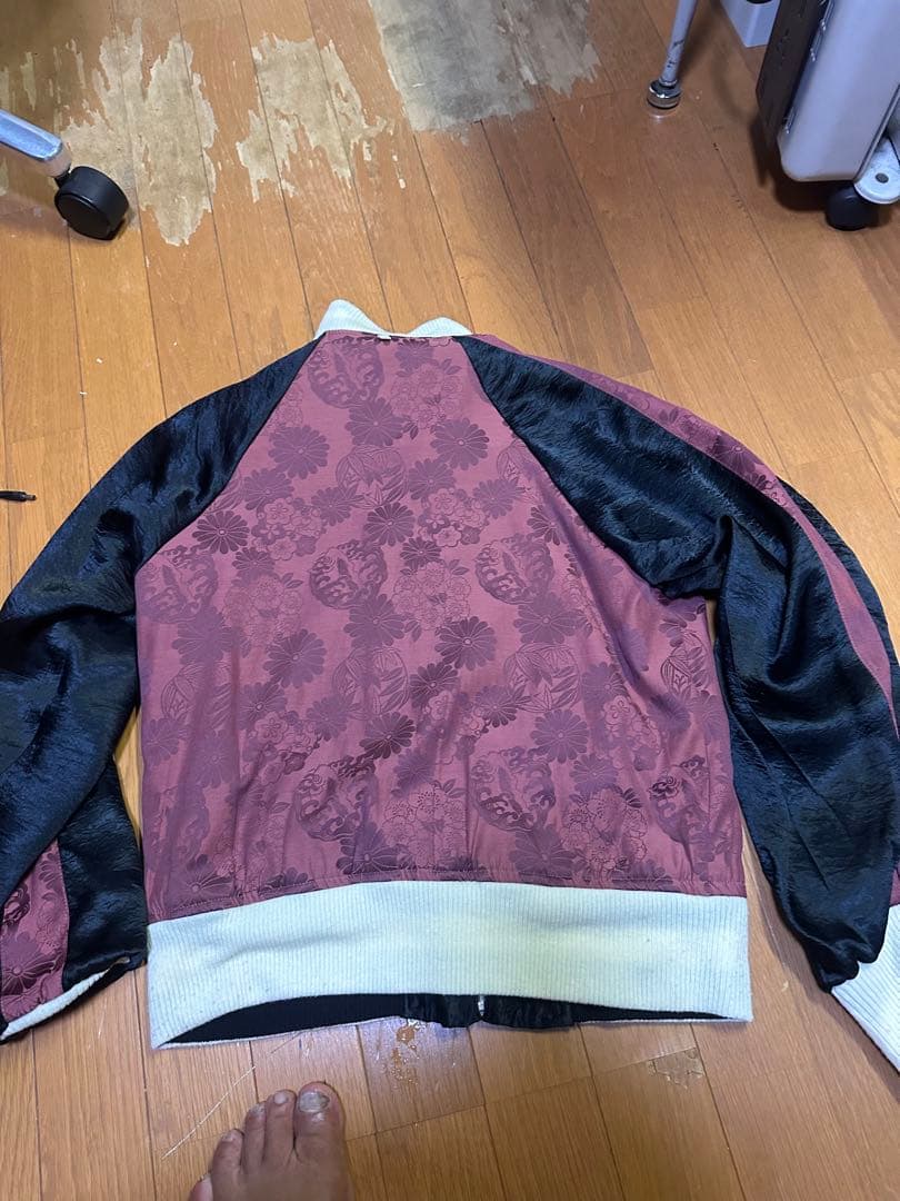 ドライボーンズ　スカジャン　リバーシブル