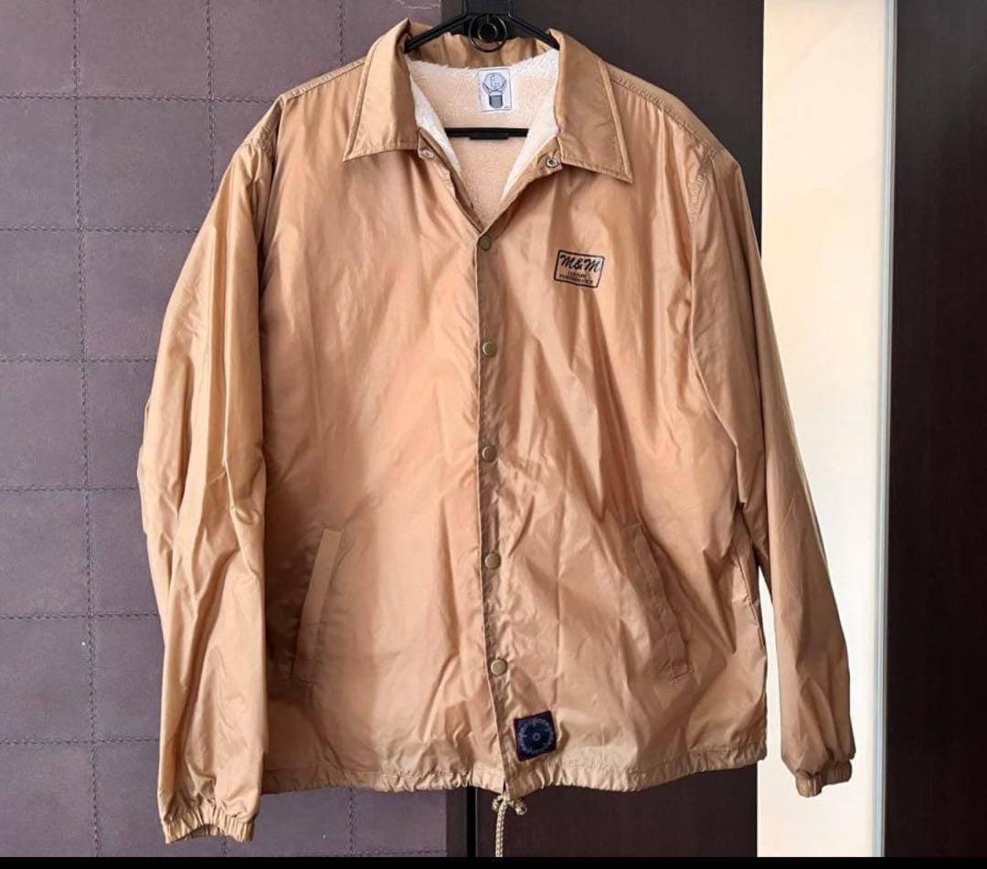 キムタク着用同型同色　m&mボアコーチジャケット　 エムアンドエム