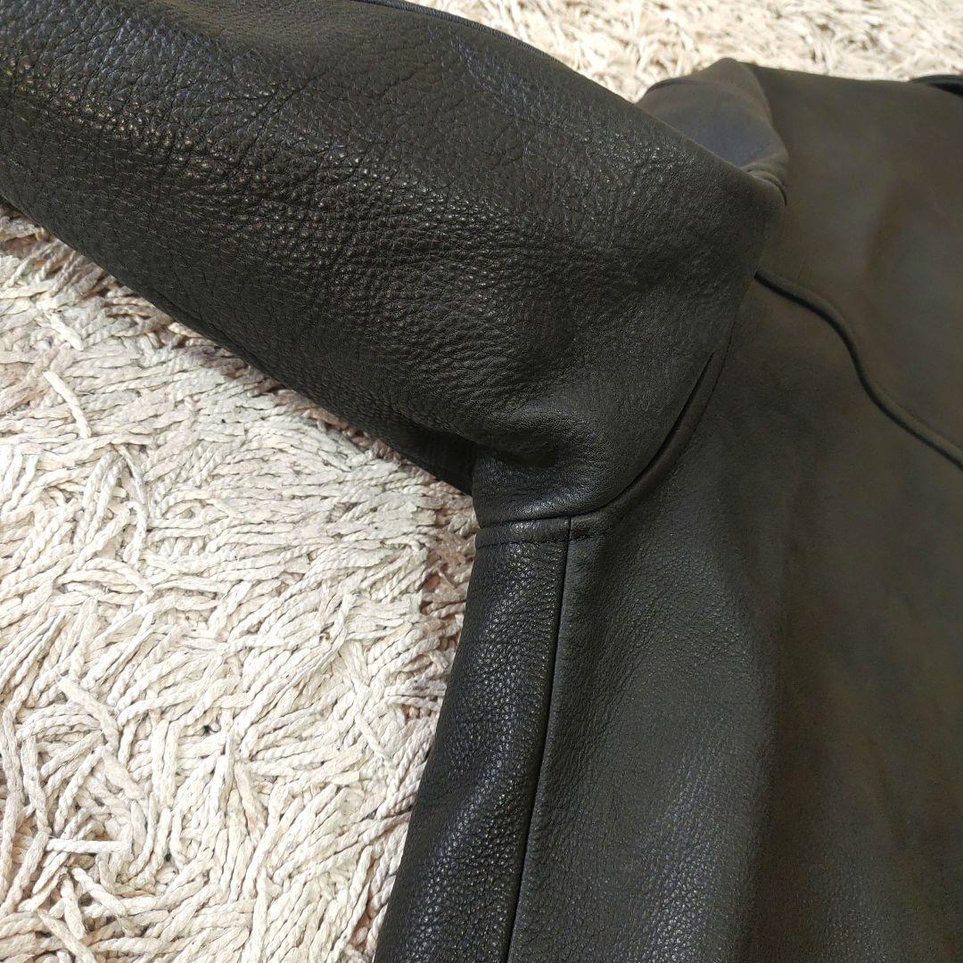 【牛革】Paul Smith　ポールスミス　レザージャケット　ブラック　メンズ