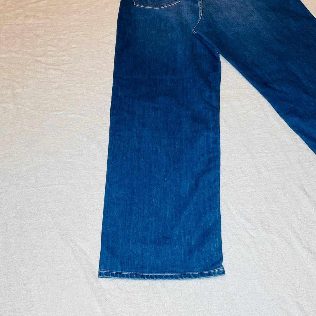 YANUK JOAN 別注JEANS FACTORYハイウエスト ワイドデニム