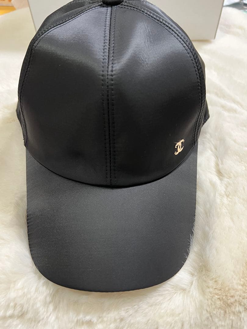 シャネル ノベルティ帽子　キャップ　ブラック※箱はつきません