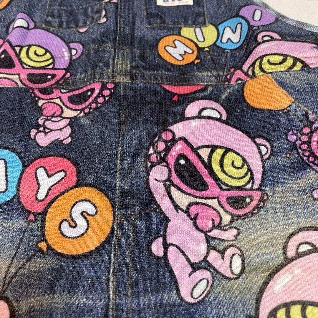 断*※様 【美品】ヒステリックミニ ライクア サロペット80〜90cm テディ