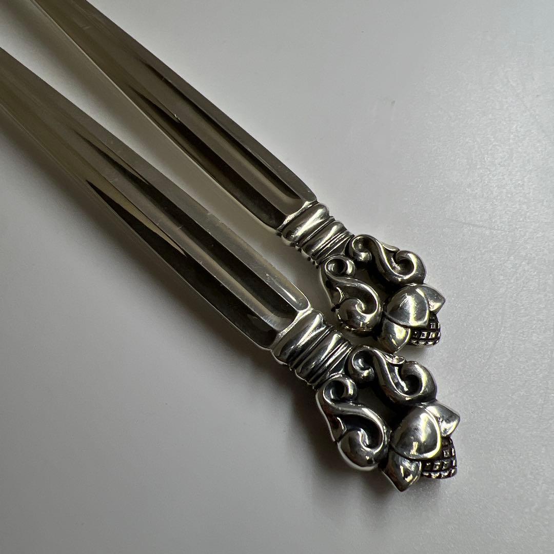 ジョージジェンセン　エコーン925Sterling ロングスプーン2本　116g