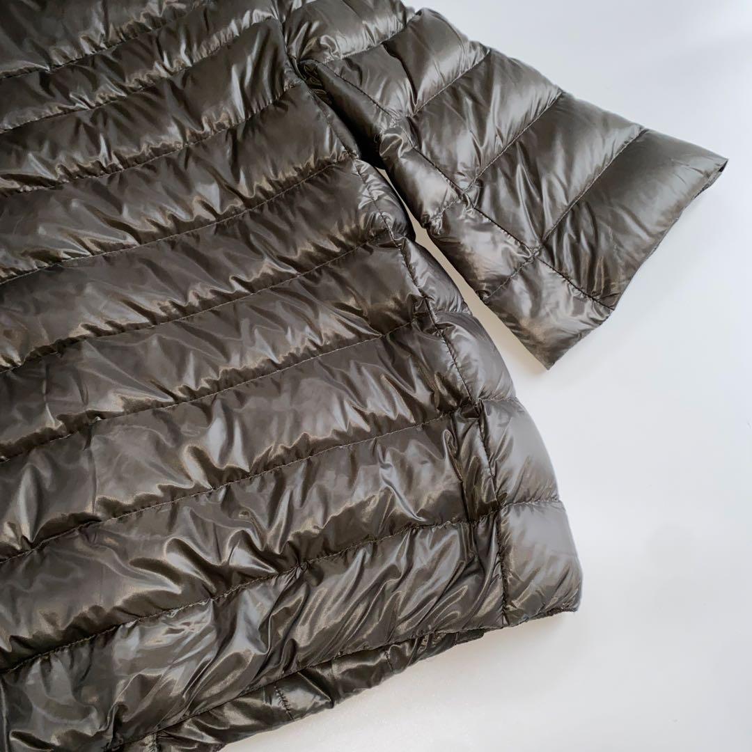 くみHerno ヘルノAMINTAアミンタ グレージュ ダウンジャケット