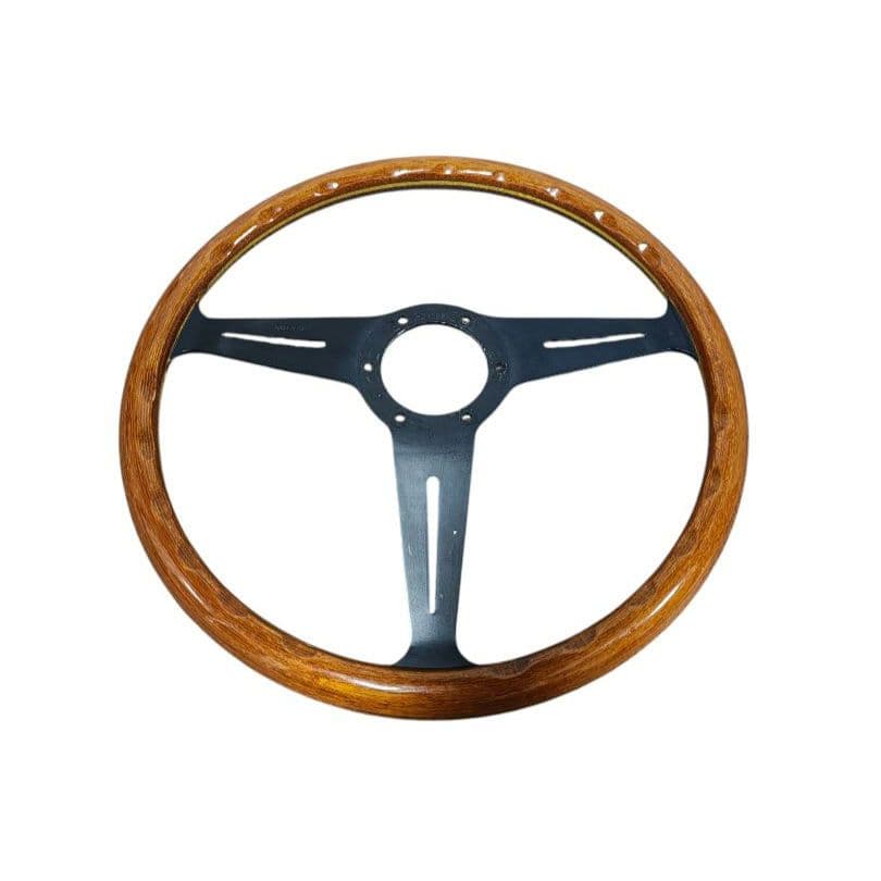 ★廃盤希少★ナルディ クラシックウッドステアリング ブラックスポーク　36.5Φ