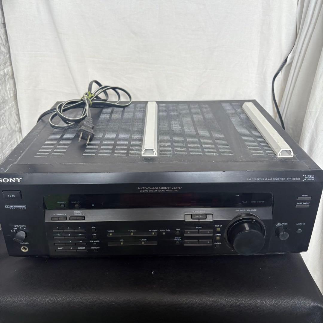 通電確認のみ ジャンク SONY AVアンプ STR-DE435 5.1ch対応