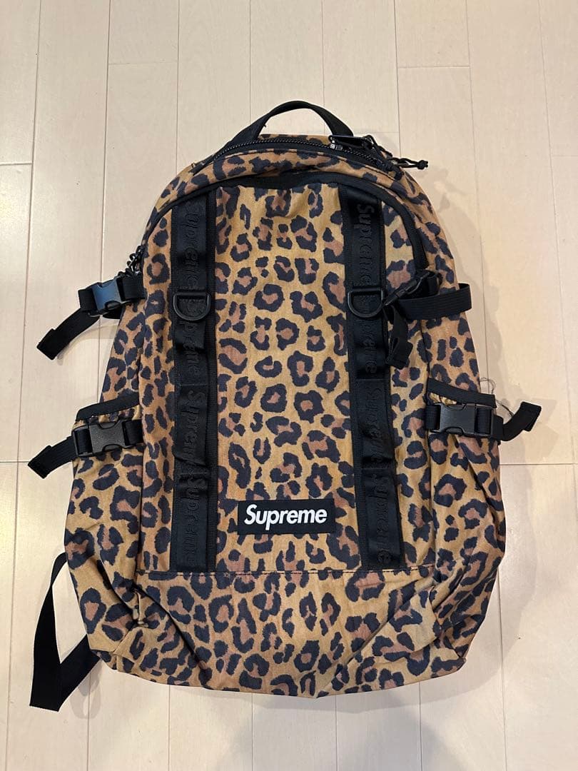 Supreme レオパード バックパック