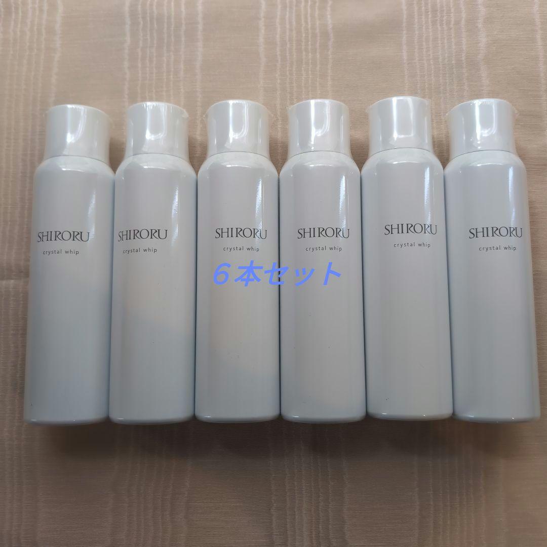 SHIRORU クリスタルホイップ 洗顔料　６本セット