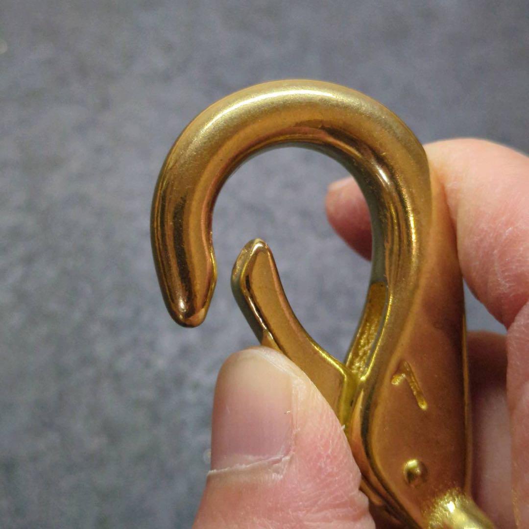 tettetetsuo真鍮　スナップフックA-BIG　キーリング　✖️12