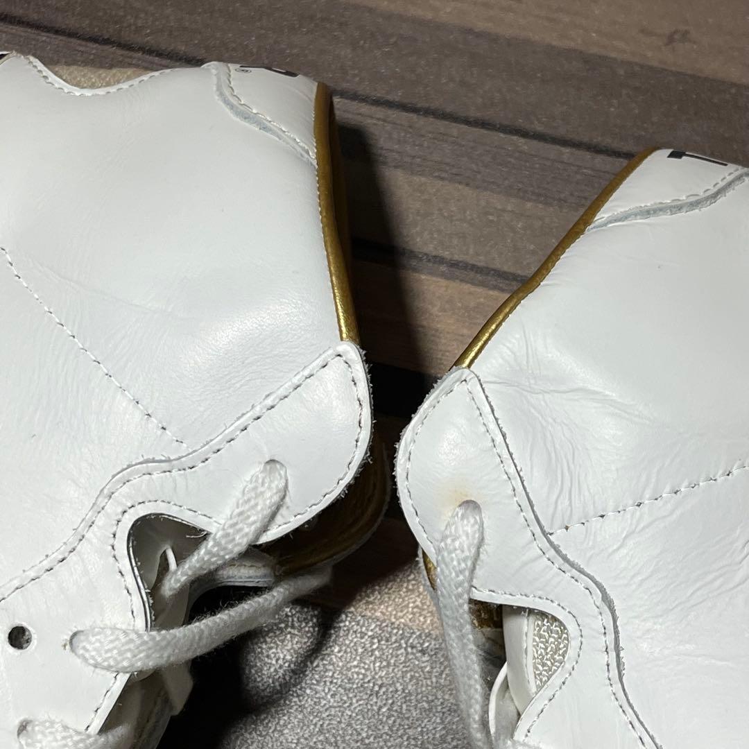 アシックス ファブレ ジャパンL ホワイト ブラック 24cm