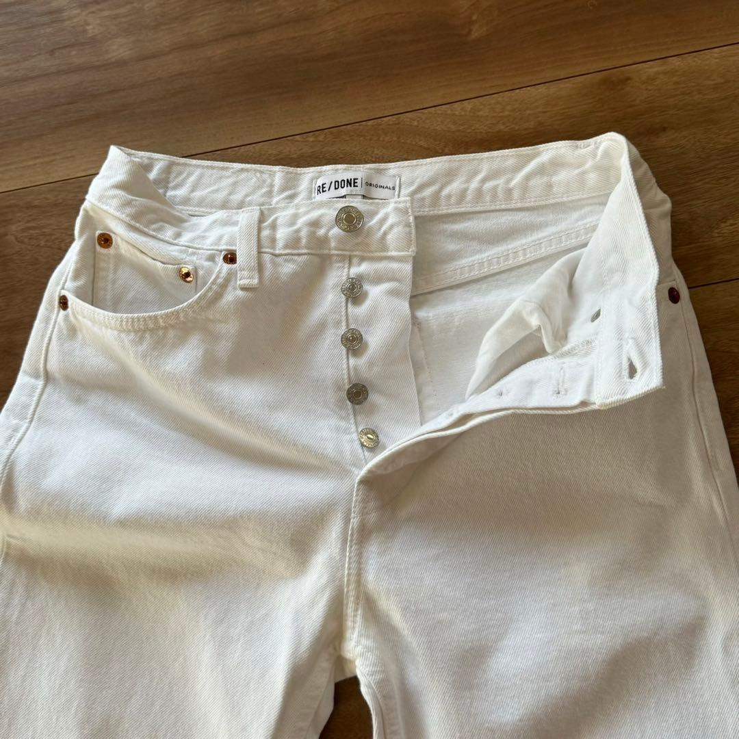 RE/DONE ホワイトデニム
