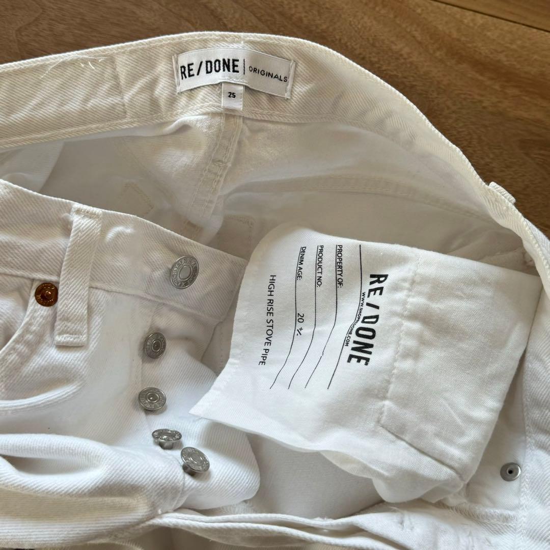 RE/DONE ホワイトデニム
