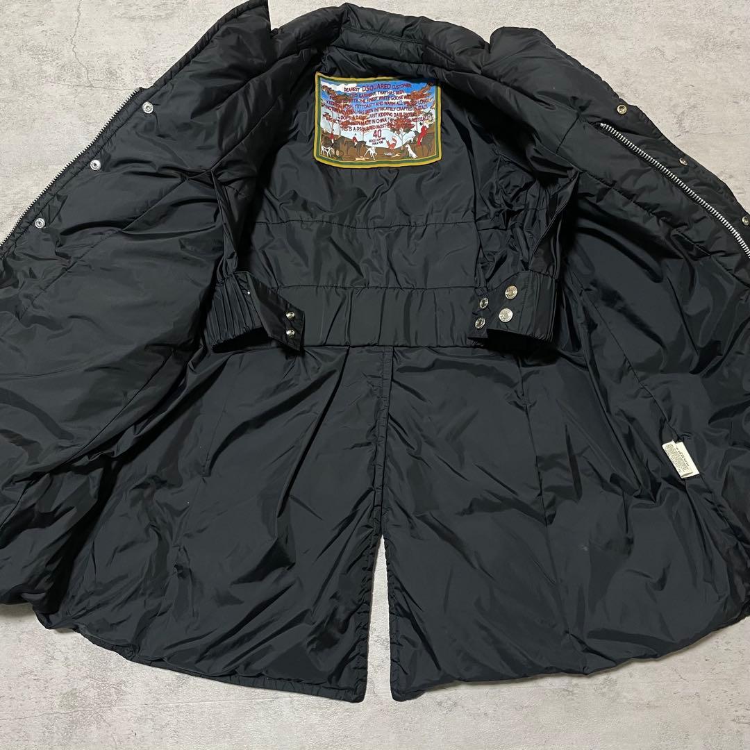 美品 DSQUARED2 ディースクエアード　ダウンジャケット　黒　サイズ40
