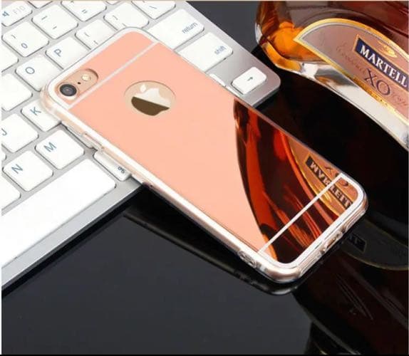 iPhone7 iPhone8 対応 ケース スタイリッシュ ローズゴールド