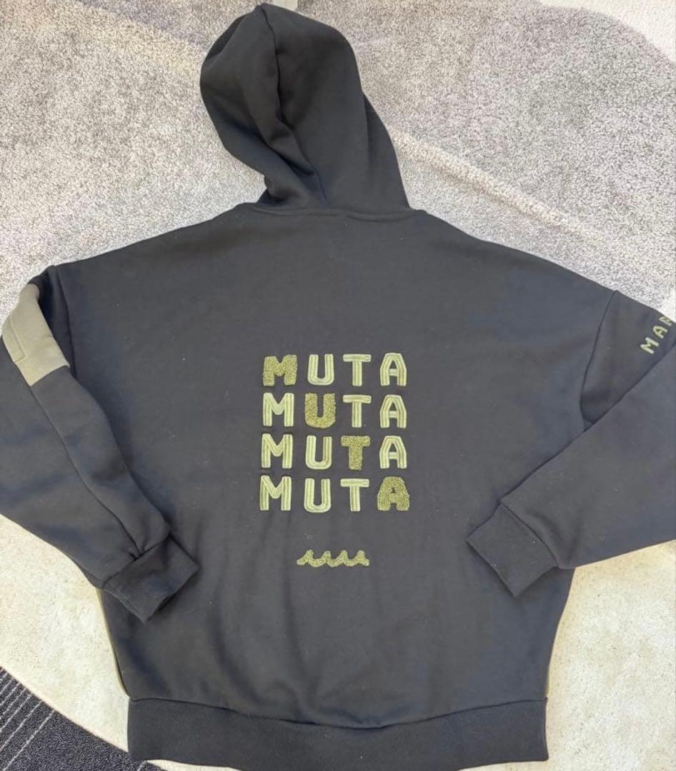 MUTA MARINE ゴルフ　プルオーバーパーカー 黒