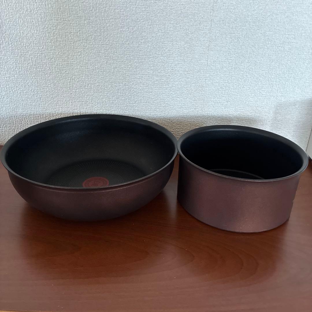 T-fal ingenio IH Mocha 鍋5点セット（IH・ガス火対応）