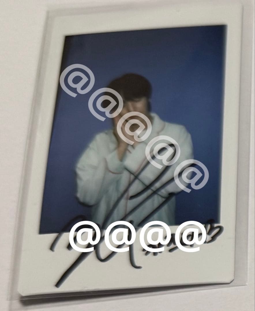 n.SSign カズタ ポラロイド サイン入り