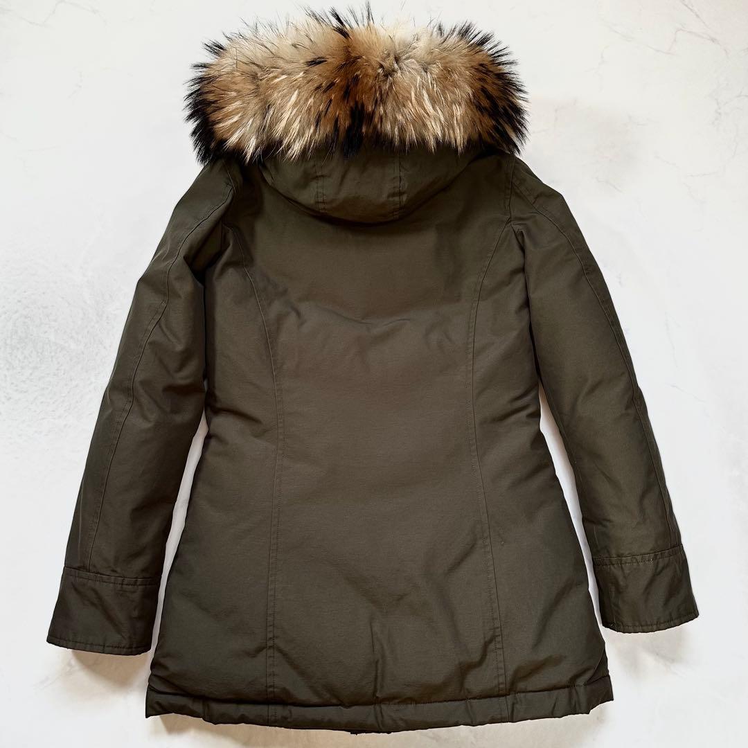 ウールリッチ アークティックパーカー RAMARフィンラクーン 近年 カーキXS