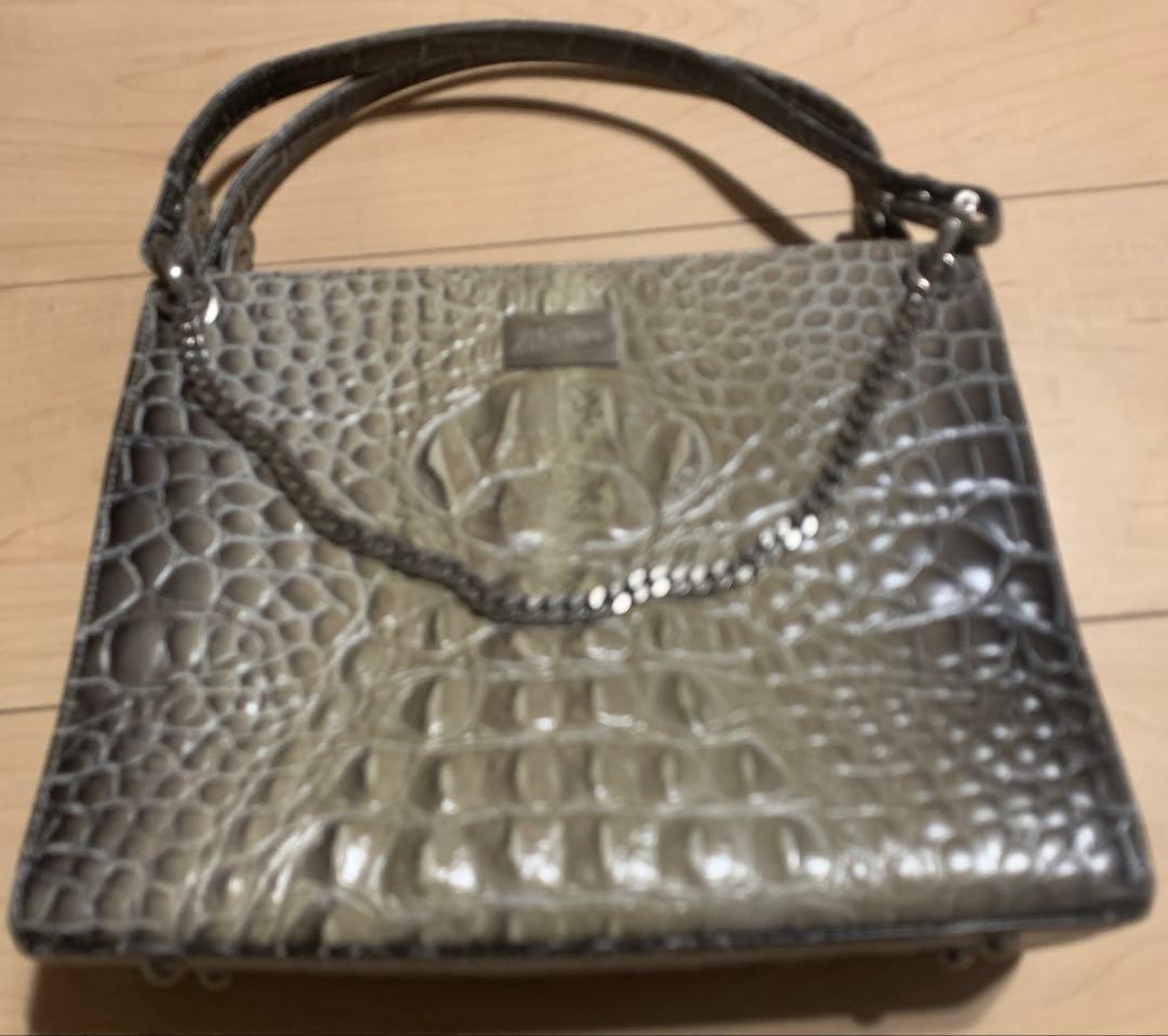 ジャンポールゴルチエ/JPG クロコダイル調ハンドショルダーバッグ