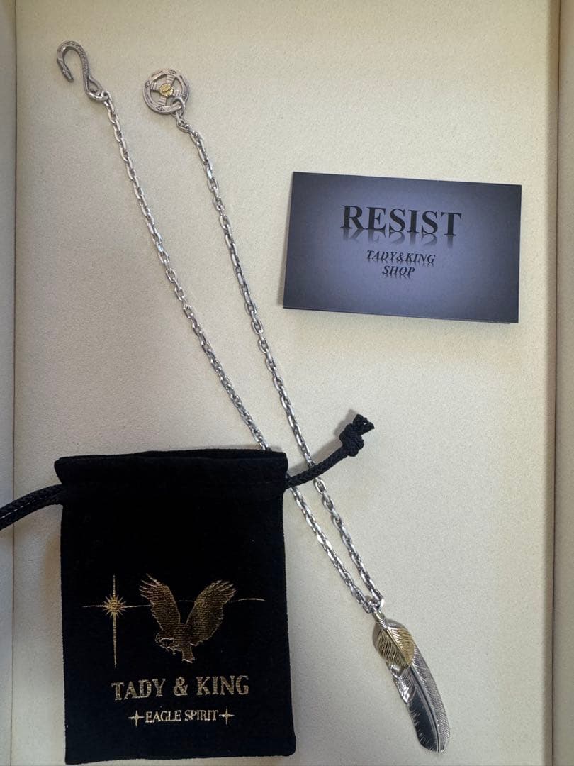 TADY & KING ネックレス　上金フェザー　ホイールチェーンセット